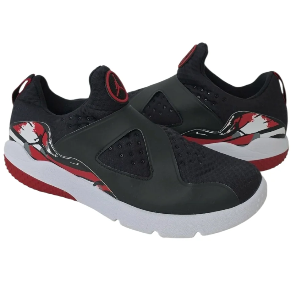 Nike Air Jordan Trainer‎ Essential Training Shoes Black Red 888122-016 Mens Sz 9